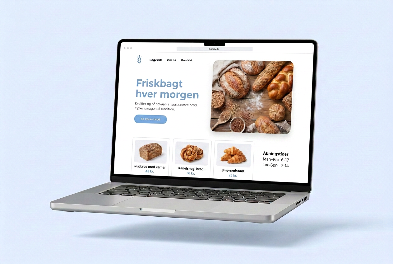 Samme side med tydeligere åbningstider